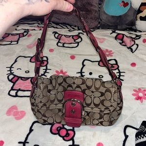Vintage coach shoulder bag
